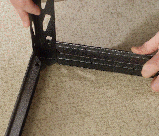 A video for a demonstration of Gladiator's Click-and-Lock Assembly