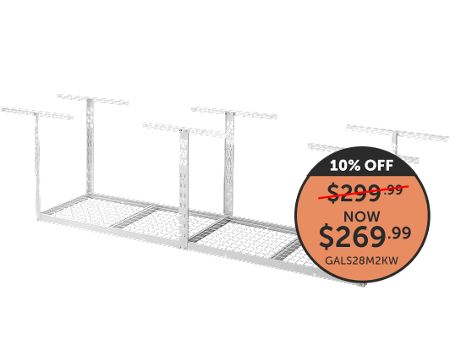 Overhead GearLoft™ Storage Rack 2' (61 cm) x 8' (243.8 cm)