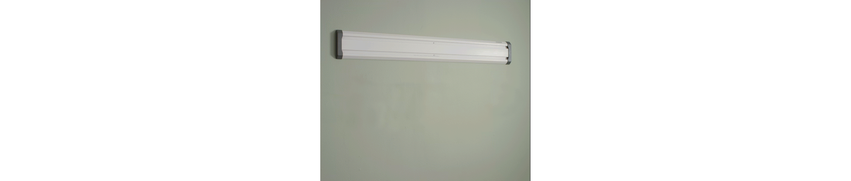 A Gladiator GearTrack Pack installed on a grey wall